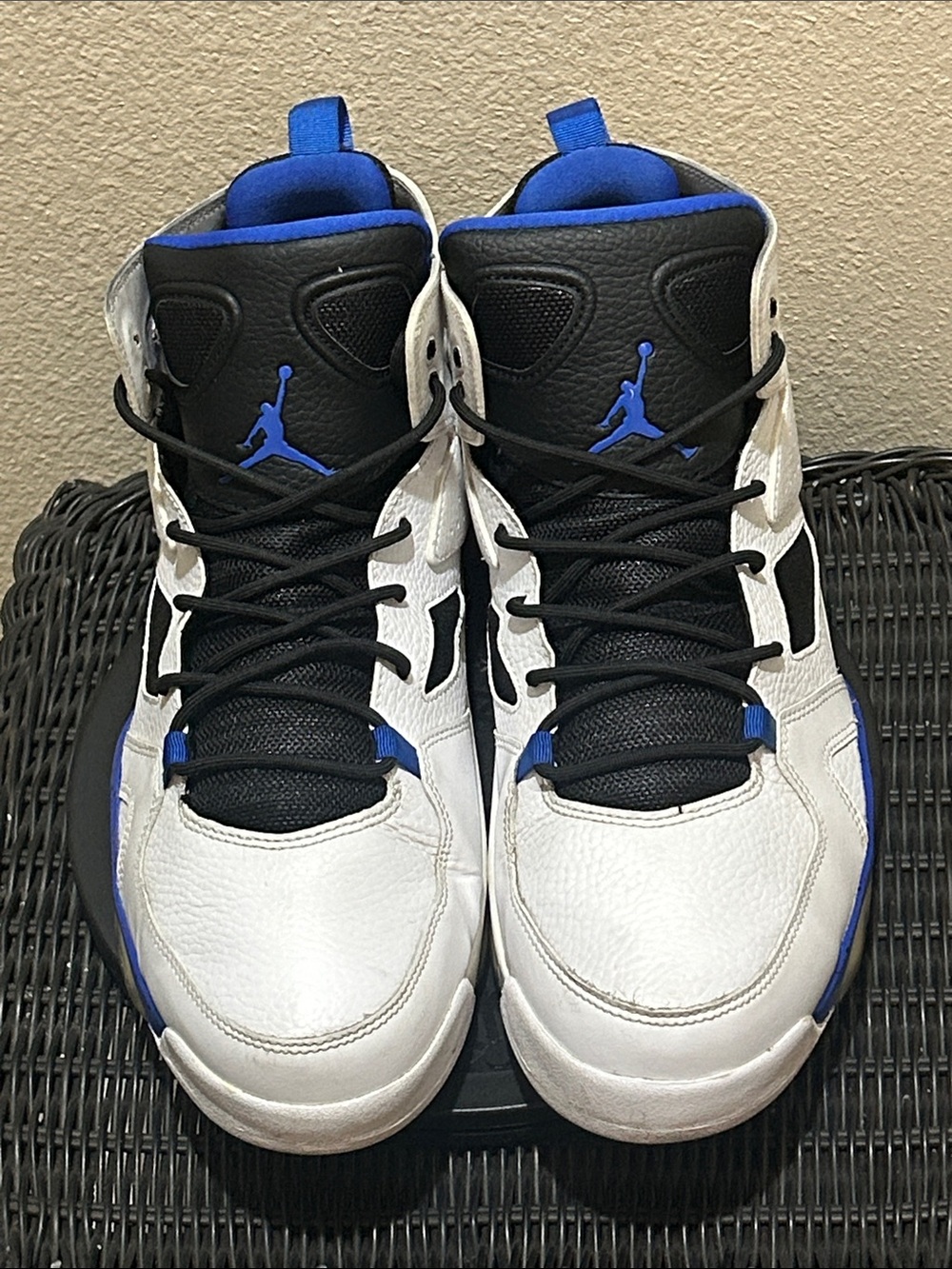 Jordan Flight Club ‘91 White Hyper Royal Black 555475-107 - Picture 3 of 6